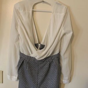 Large long sleeve Romper